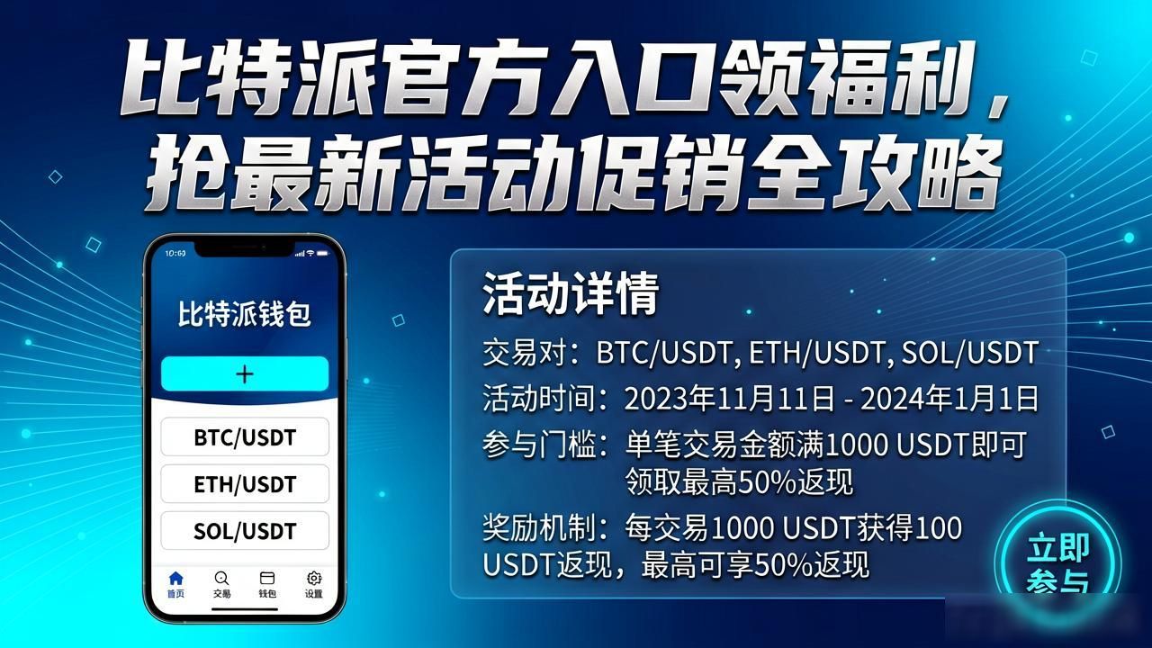 比特派官方入口领福利，抢最新活动促销全攻略
